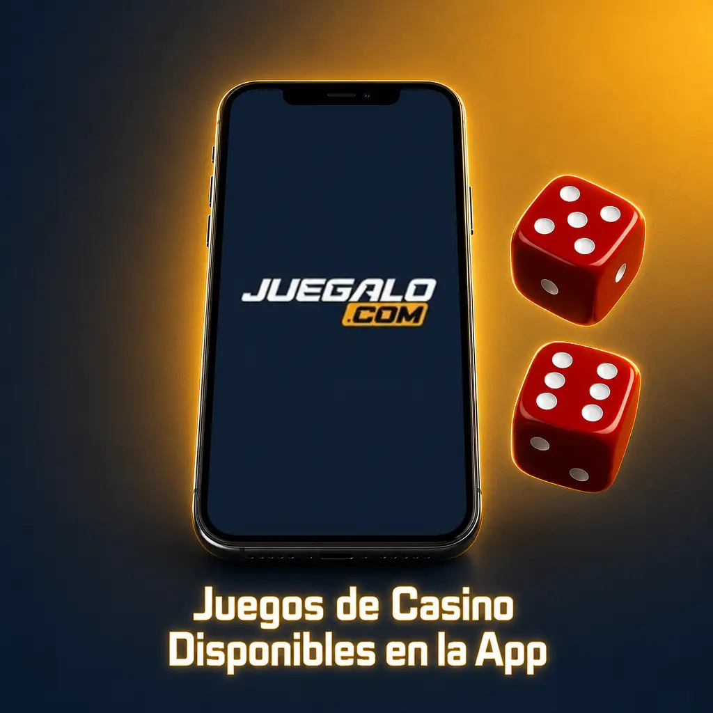 Catálogo de juegos de casino disponibles en la app de Juegalo